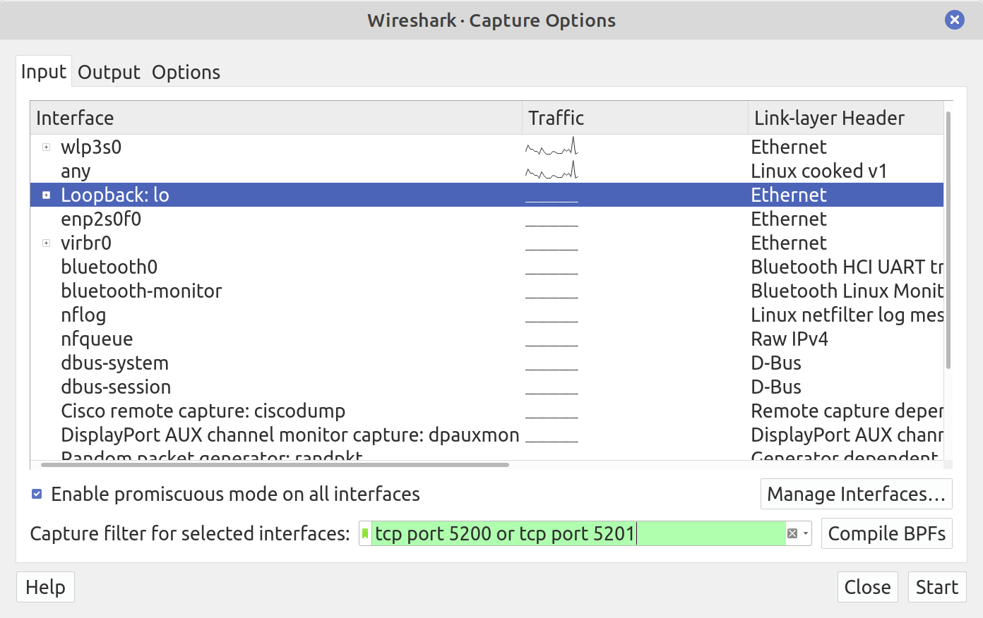 Wireshark 抓包筛选规则